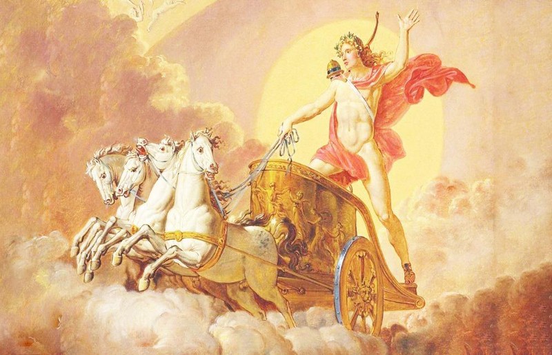 هلیوس همتای میترا خدای  هند و اروپایی در رم