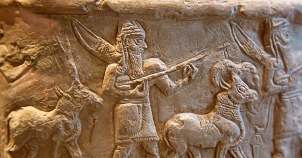 حفاریها می گوید از 4000 سال پ.م مردمانی در بین النهرین ساکن بودند